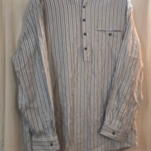 Lee Valley Ireland Grandfather Shirt Long  Sleeve XXXL